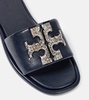 Double T Deco Sport leather slides