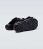 Black Snap Slide Sandals