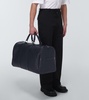 Intrecciato leather duffle bag