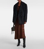 Opeala wool and mohair-blend coat