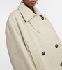 Fabiola oversized wool coat