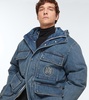 Denim down jacket