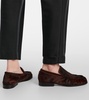 Calf hair loafers