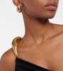 Drop gold-plated sterling silver earrings