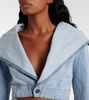 Cropped denim jacket