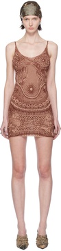 Brown Soleil Minidress