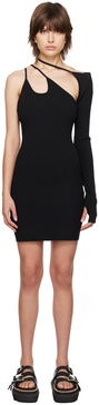 SSENSE Exclusive Black Detached Sleeve Minidress