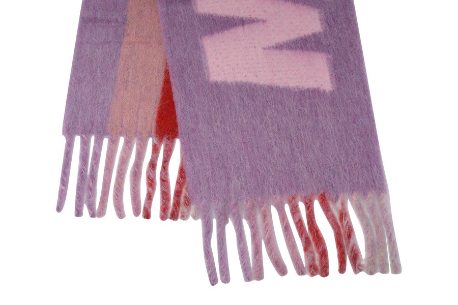 Scarf With Logo Scarves Purple