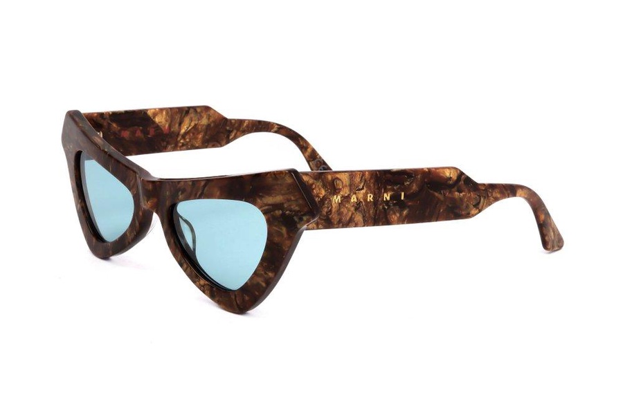 Marni Eyewear Fairy Pools Triangle Frame Sunglasses