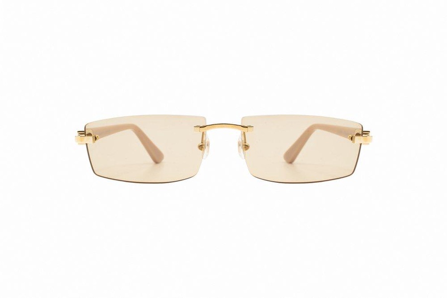 Cartier Rectangle Frame Sunglasses