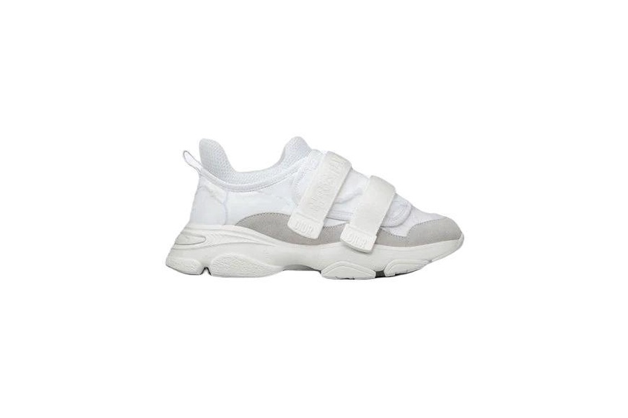 DIOR Trendy White Low-Top Sneakers for Women