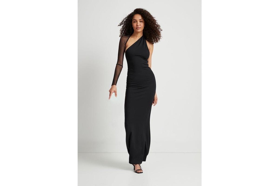 Women's Manhattan Mesh Sleeve Gown