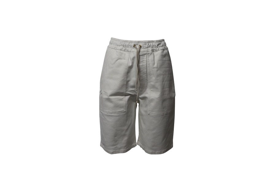 hadi bermuda shorts in white denim