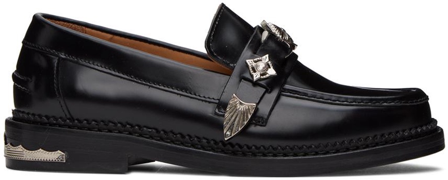 Black Hardware Loafers