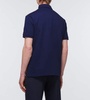 Panelled Cotton-Jersey and Logo-Jacquard Silk-Blend Polo Shirt