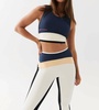 outline sports bra in midnight navy