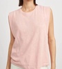 gia top muscle tee in baby pink