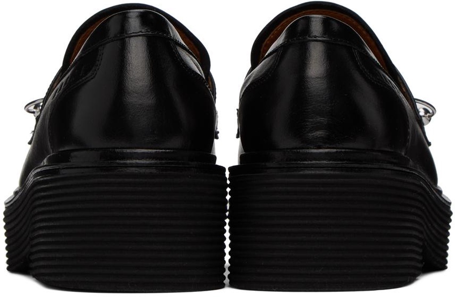 Black Piercing Loafers