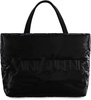 Saint Laurent Man Black Nappa Leather Saint Laurent Shopping Bag