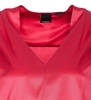 Pinko V-Neck Stretch Satin Blouse