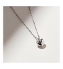 Puffed Heart Necklace - Lev Silver