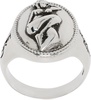 Silver Pin Up Girl Cameo Ring