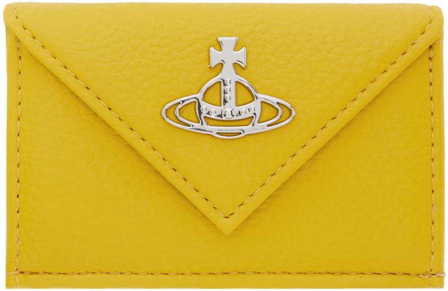 Yellow Re-Vegan Envelope Wallet