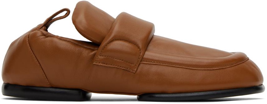 Tan Padded Loafers