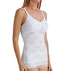 Bali Women's Lace Shapewear, Lace ‘N Smooth Firm Control Shapewear Cami with Built-In Bra