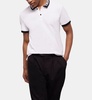 white logo polo shirt