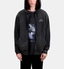 hoodie with racing skull serigraphy