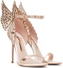 White Evangeline Heeled Sandals