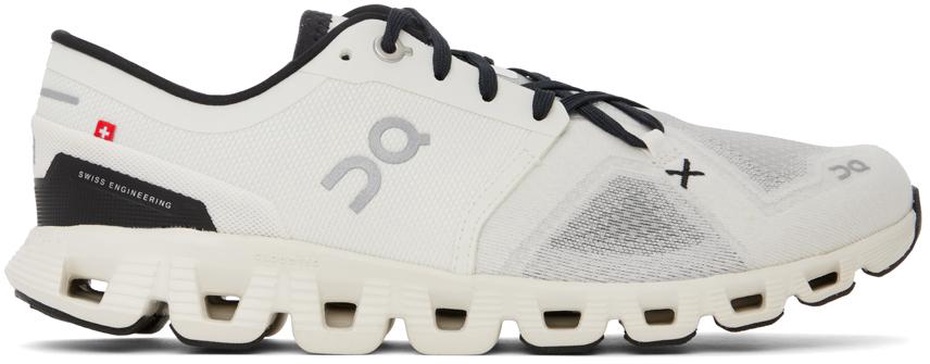 White & Black Cloud X 3 Sneakers