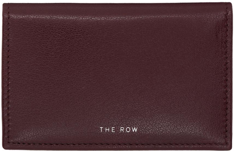 Burgundy Two Card Holder