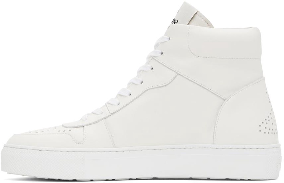 White Classic Punch Trainer High Top Sneakers