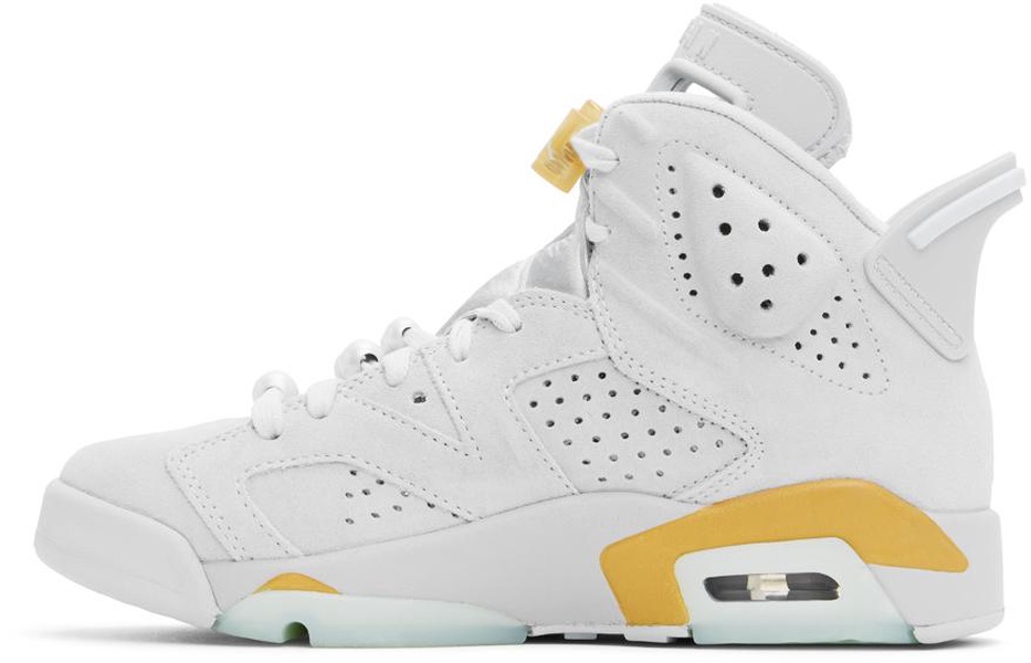 Gray Air Jordan 6 Retro 'Pearl' Sneakers