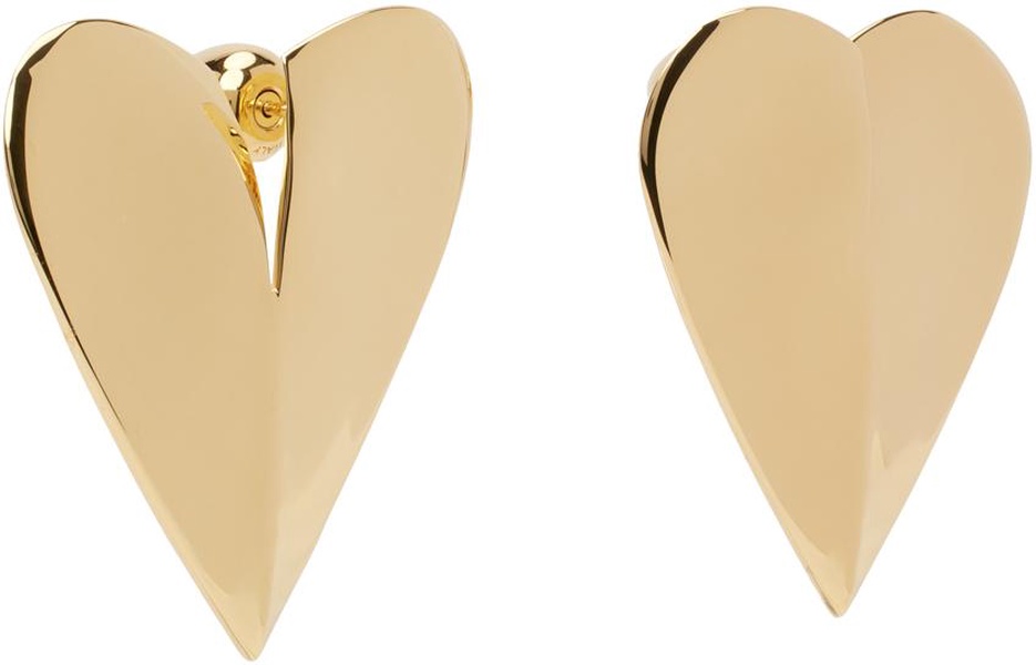 Gold 'Le Cœur Torn' Earrings