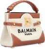 Balmain B Buzz 22 Canvas Top Handle Bag