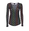 Pinko Graphic Print Long-Sleeve Top