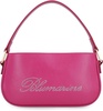 Blumarine Logo Rhinestone Embellished Shoulder Bag