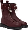 Burgundy Punk Boots