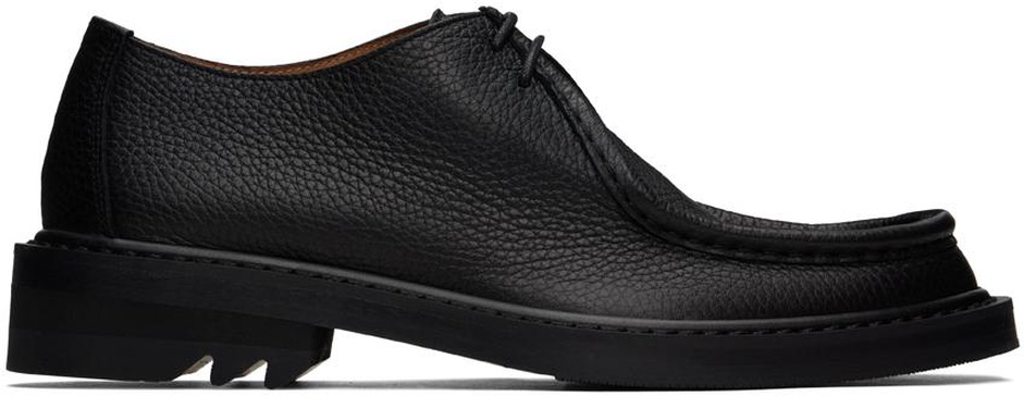 Black Leather Derbys