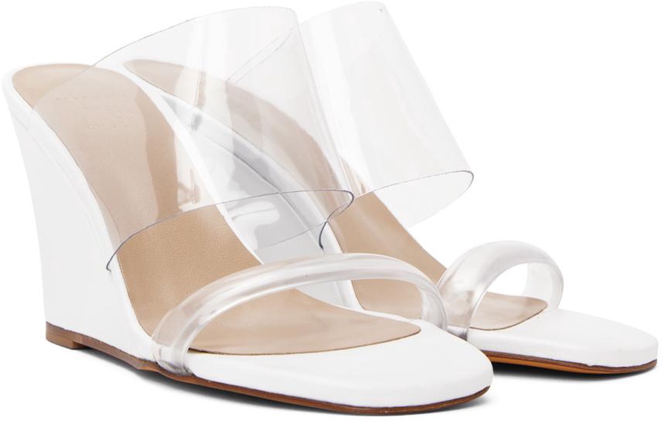 SSENSE Exclusive White Olympia Heeled Sandals