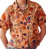 lilo shirt in gardenia print orange