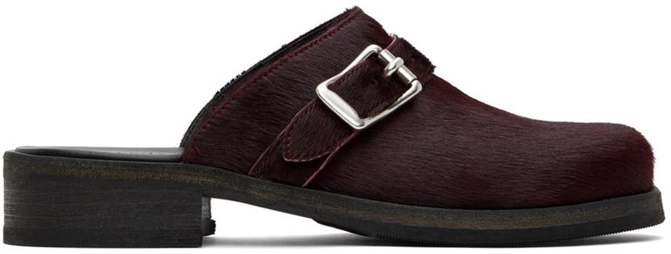 Burgundy Camion Mules