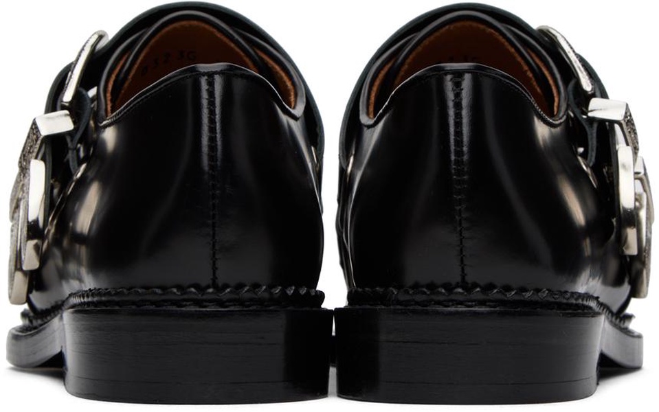 SSENSE Exclusive Black Polished Oxfords