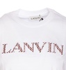 Cropped Logo Lanvin Paris T-shirt