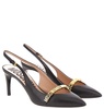 Moschino Pointed-Toe Slingback Pumps