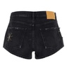 Alanui The Wandering Star Mid-Rise Denim Shorts