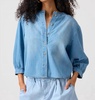 the femme shirt in blue wash